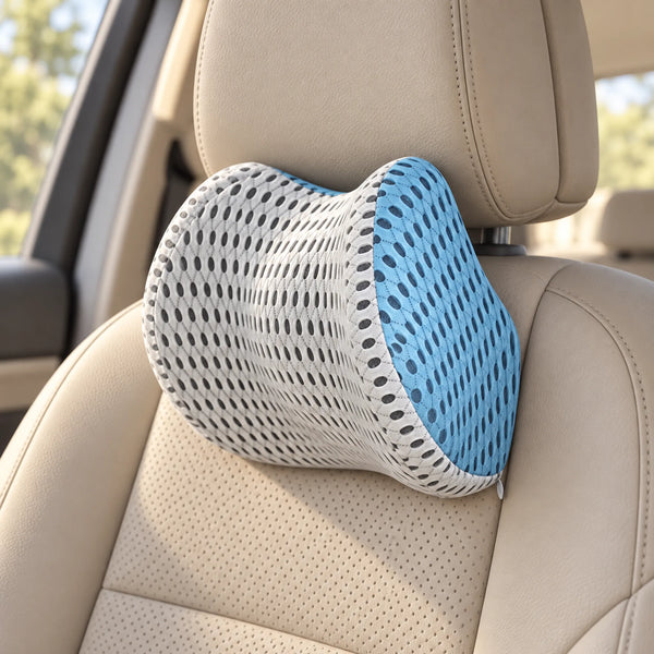 Mesh Headrest & Lumbar Comfort Cushions
