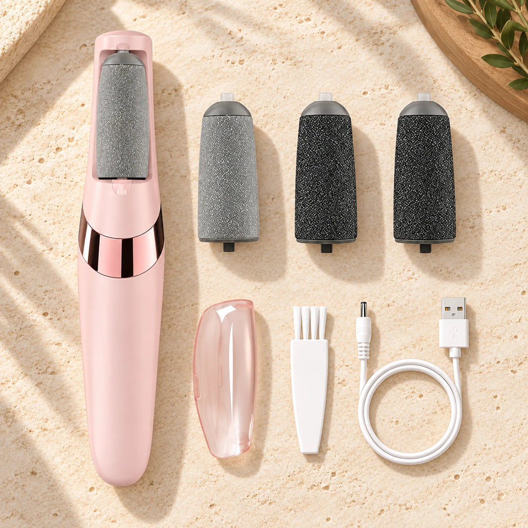Slim Rechargeable Pedicure Roller Kit — pro
