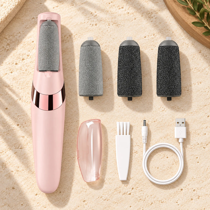 Slim Rechargeable Pedicure Roller Kit — pro