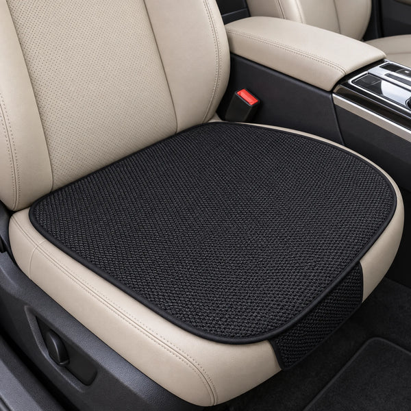 Woven Car Seat Pads — Front, Rear & Sets