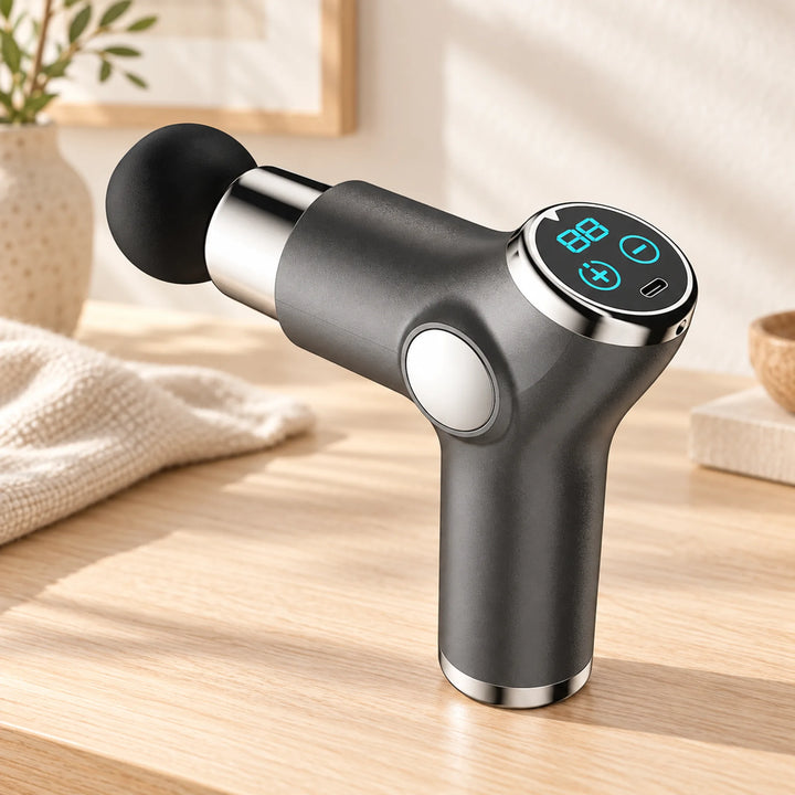 Compact Massage Gun — lcd gray