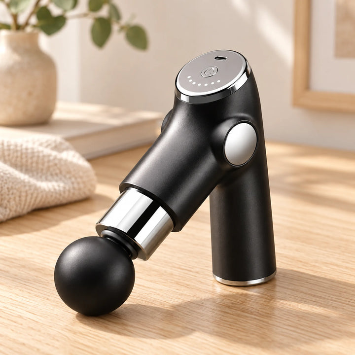 Compact Massage Gun — turn black