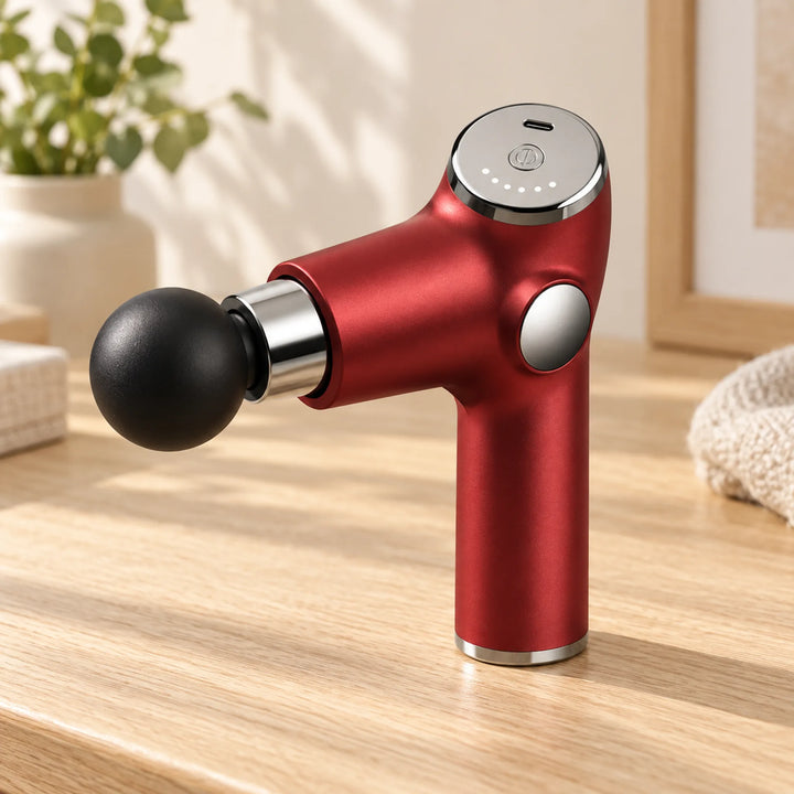Compact Massage Gun — turn red