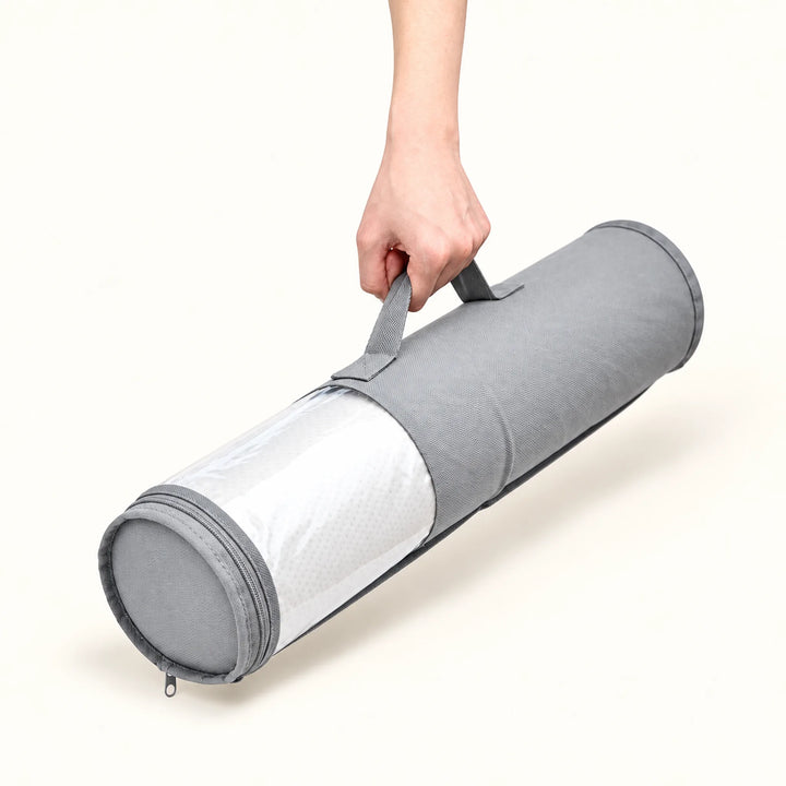 Compact Neck Roll Pillow — carry bag