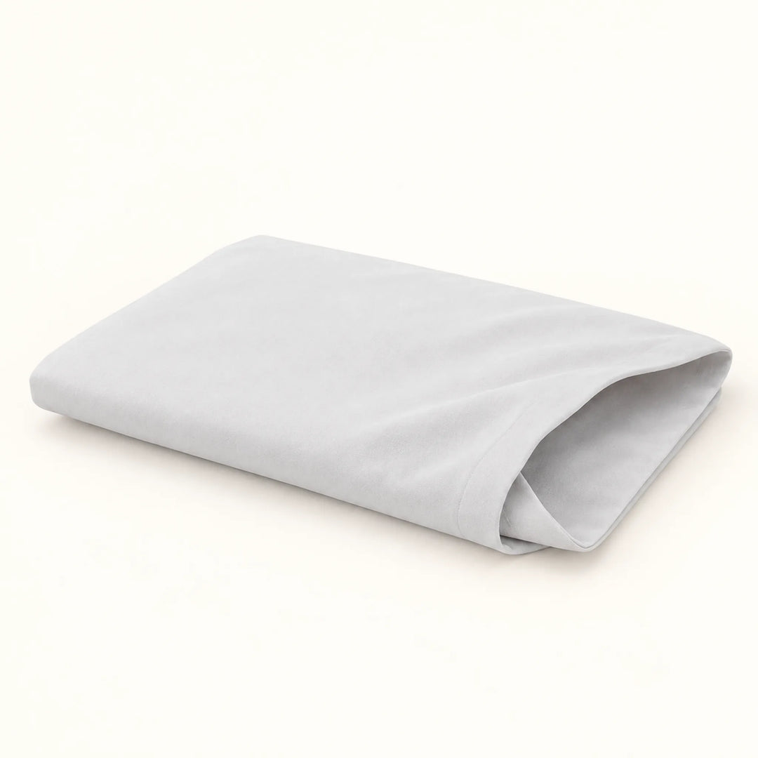 Smooth Pillow Cover — King &amp; Queen, Cover Only — gray cover