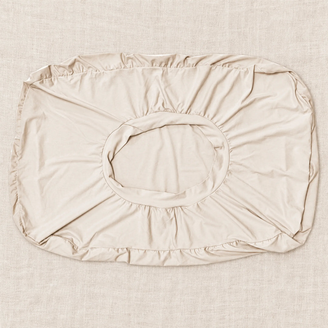 Travel Contour Pillow Cover — Cover Only — oatmeal
