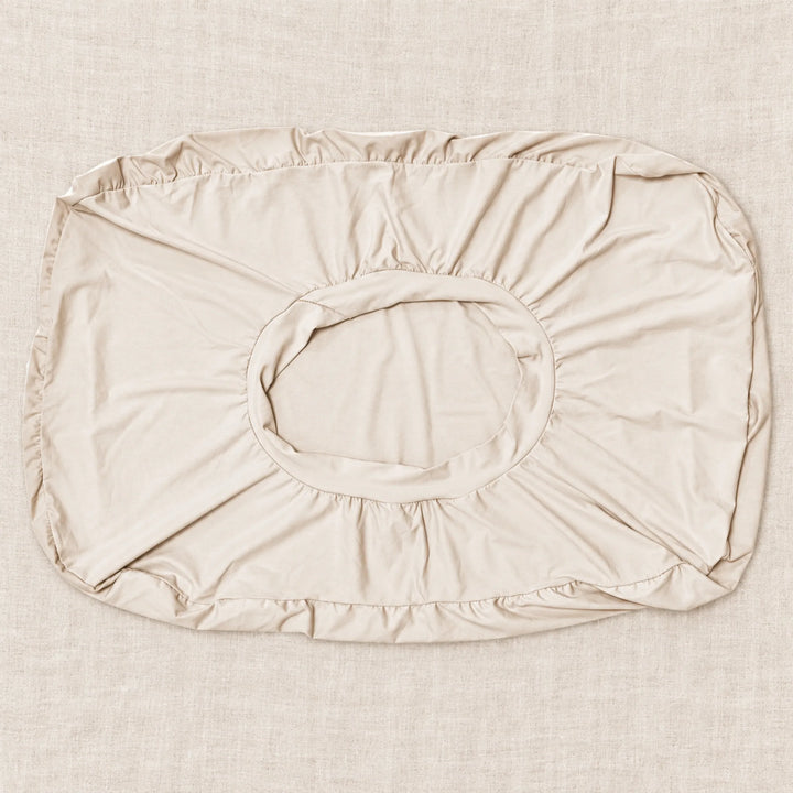 Travel Contour Pillow Cover — Cover Only — oatmeal