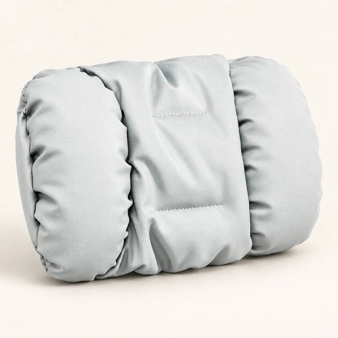 Plush car cushion — Gray headrest