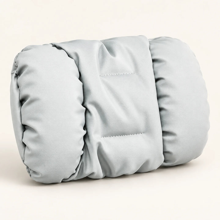 Plush car cushion — Gray headrest