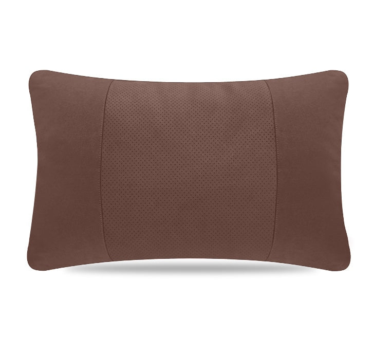 Perforated lumbar cushion — Brown