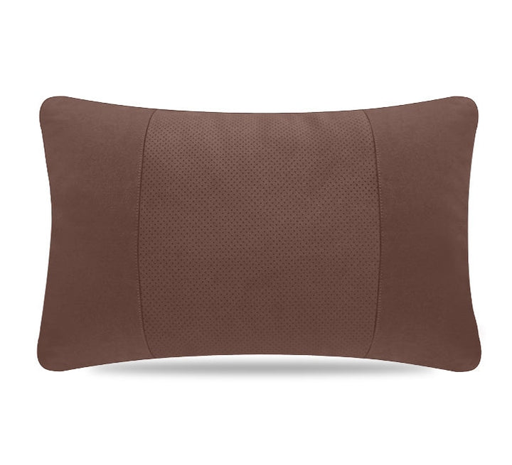 Perforated lumbar cushion — Brown