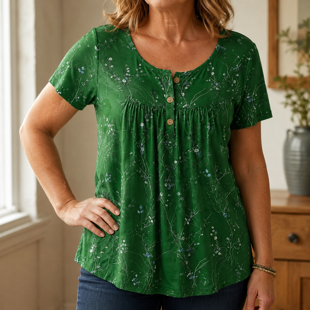 Flowy Floral Tunic for Everyday | Clova Women's Fashion
